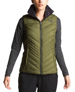 ¡CHALECO REVERSIBLE PARA MUJER THE NORTH FACE MEDIANO AISLADO MOSSBUD! - Imagen 1 de 10