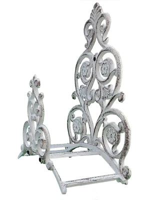 Ornate Garden Hose Holder - Heavy Duty Metal Wall Mount Hanger Bracket 13.25" T - Image 1 of 2