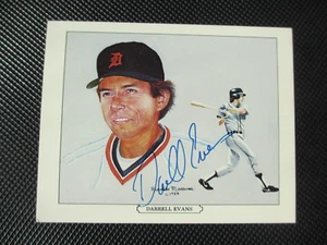 POSTAL DE LA OLA TIGRE DE DETROIT DETROIT 1984 AUTOGRAFIADA DARRELL EVANS - Imagen 1 de 1