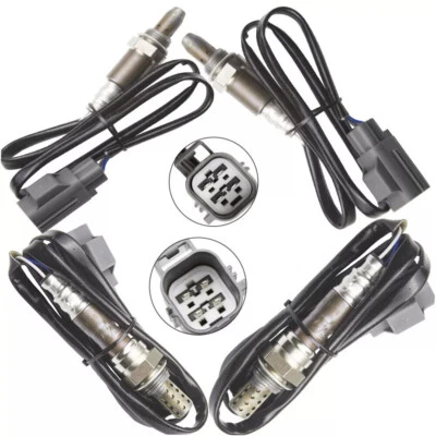 4x Oxygen Sensor Up+Downstream For 2010 2011 2012 2013 2014 2015 Jaguar XK 5.0L - Image 1 of 4