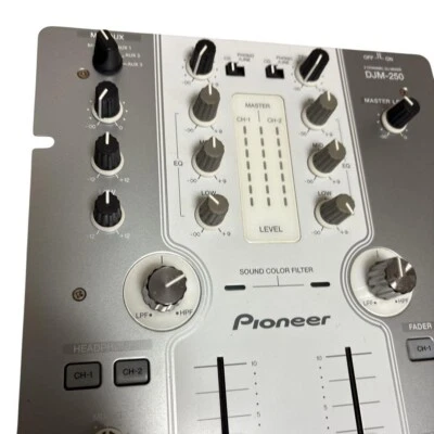 Pioneer DJM‑250MK2 2‑Channel DJ Mixer w/ USB Soundcard As Is - Image 1 of 4