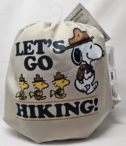 Peanuts Beagle Scout Collection Snoopy Slumber Bag mit Kordelzug Sling Bag / Neu - Bild 1 von 3