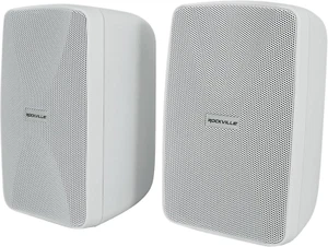 2 WET-40W 4" 70V Commercial Indoor/Outdoor Wall Speakers White Swivel - Picture 1 of 9