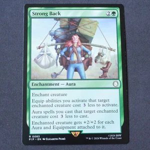 Strong Back 83 Magic The Gathering Fallout (PIP) raro casi nuevo - Imagen 1 de 2