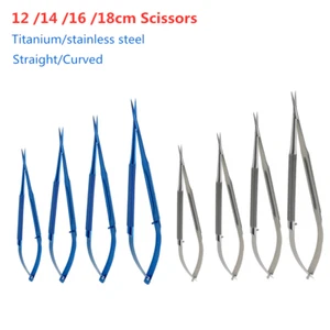 Ophthalmic Micro Surgery Scissors Titanium/stainless Steel Cornea Scissors 1pc - Picture 1 of 36