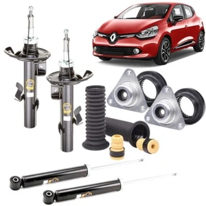 4 AMMORTIZZATORI COMPLETO + TAMPONI RENAULT CLIO 3 III 1.2 1.4 1.6 1.5 DCI - Foto 1 di 4