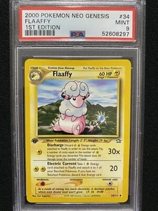 2000 Pokemon Neo Genesis 1st Edition Flaaffy 34/111 PSA 9 Mint - Bild 1 von 1