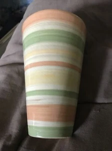 Horchow - Italiano - Ceramica - Vaso - Smaltato a mano - Alto 7,75" - Foto 1 di 7