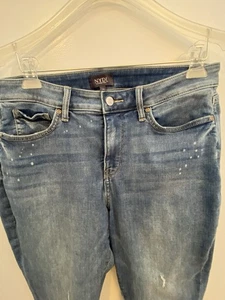 NYDJ Lift Tuck Technology Denim Jeans Damen 10 Blau Straight Stretch - Bild 1 von 11