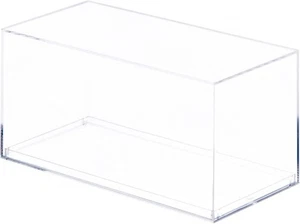 Plastics 083C Clear Plastic Display Case for 1:32 Scale Cars, 8" W x 3.75" D x 3 - Picture 1 of 4