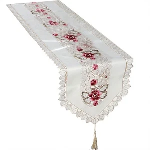 Tischläufer Bestickt 40*150cm Zubehör Ersatzteile Esszimmer Landhausstil - Bild 1 von 10
