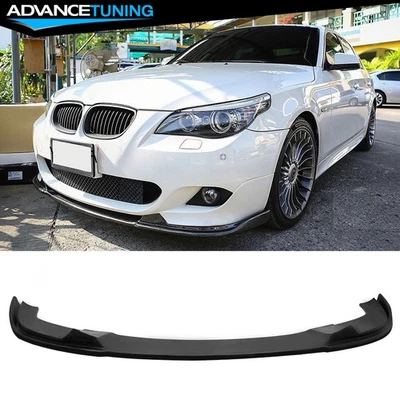 Fits 04-10 BMW E60 5 Series H PU Front Bumper Lip Spoiler Chin Lip Unpainted - Image 1 of 4
