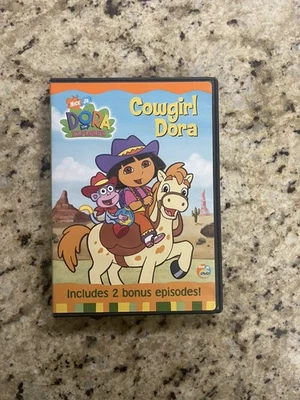 Dora the Explorer: Cowgirl Dora (DVD 2003 4 Eps.) Nick Jr Show Spanish Music ESL - Image 1 of 3