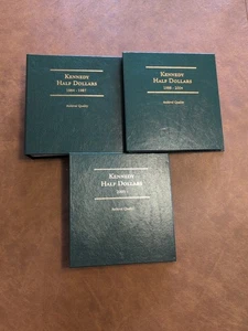 3 Littleton Coin Albums Kennedy Half Dollars 1964-2020 Archival Quality  - Picture 1 of 17