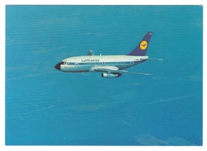 Vintage Lufthansa Boeing 737-100 City Jet West Germany Postkarte - Bild 1 von 2