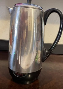 Farberware Superfast 12 C. Percolador de Café Modelo 142B COMPLETO CON Serie #Pegatina - Imagen 1 de 16