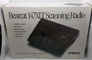 Vintage Uniden Bearcat BC 147XLT 16 Channel Scanning Radio w/Antenna - Picture 1 of 6