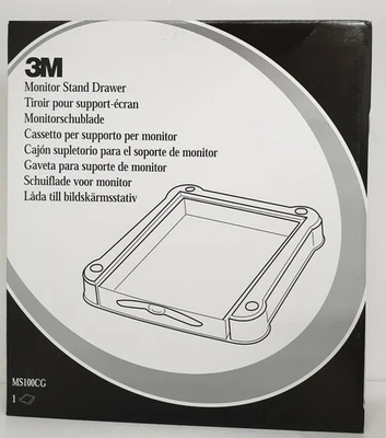 3M MS100 Monitor Stand Drawer NEW - Image 1 of 4