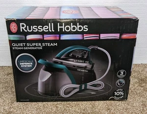 Russell Hobbs Quiet Super 24450 Steam Generator Iron - Green & Black - Picture 1 of 5