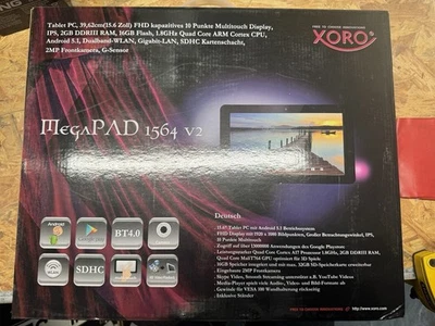 Xoro Megapad Android Wand Tablet 1564 15,6“ Heimautomatition Überwachung Weiß - Bild 1 von 2