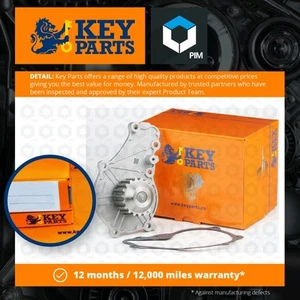 Water Pump fits CITROEN C4 PICASSO Mk1, Mk2 1.6D 2007 on Coolant KeyParts 1201G1 - Picture 1 of 3
