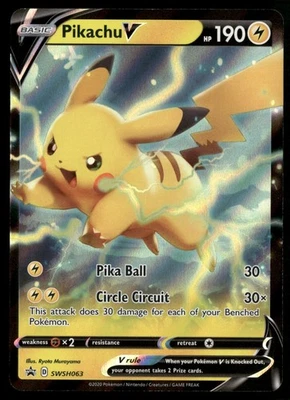 Pikachu V - Promo SWSH: Sword & Shield Promo Cards SWSH063 Pokemon TCG - Image 1 of 2