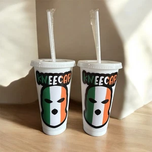 Kneecap Reusable Cold Cup | Free Postage | Lid & Straw included | Free Pin Badge - Picture 1 of 6