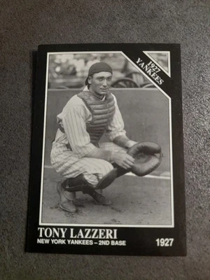 1991 The Sporting News Conlon Collection - 1927 Yankees Tony Lazzeri #113 - Image 1 of 2