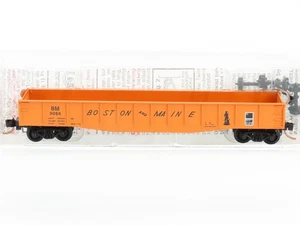 N Scale Micro-Trains MTL 46180 B&M Boston & Maine "Minuteman" 50' Gondola #9066 - Picture 1 of 8