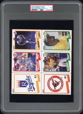 1990 Fleer Box Panels Hand Cut FULL Bo Jackson #C-15 PSA 5 ONLY 2 HIGHER McGwire - Image 1 of 2