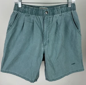 Vintage OP Shorts Mens Medium 90s Ocean Pacific Bermuda Shorts Beach Surfer Surf - Picture 1 of 14