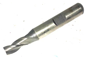 9/32" End Mill, 11/16" Flute, 3/8" Shank, 2-1/2" OAL, HSS (UE-12-L-8) - Picture 1 of 1