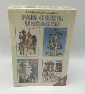 Roger Corman Classics-Pam Grier: Uncaged-4 x DVD Box Set-NEW SEALED - Picture 1 of 5