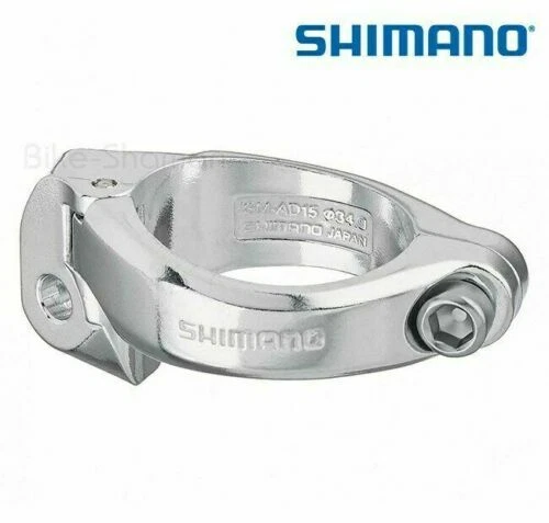 SHIMANO SM-AD15 BRAZE ON GEAR MECH HANGER CLAMP ADAPTOR FRONT DERAILLEUR 34.9mm  - Image 1 of 1