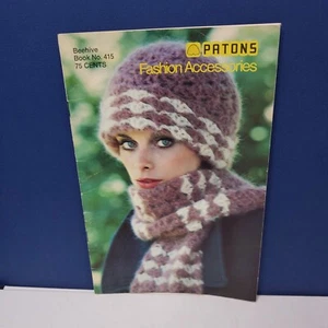 PATONS FASHION ACCESSORIES Knitting Patterns Beehive Book #415 - Picture 1 of 4