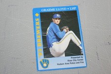 MILWAUKEE BREWERS 1993 Cher-Make HUDSON POLICE DEPT Baseball CARD  U-PICK