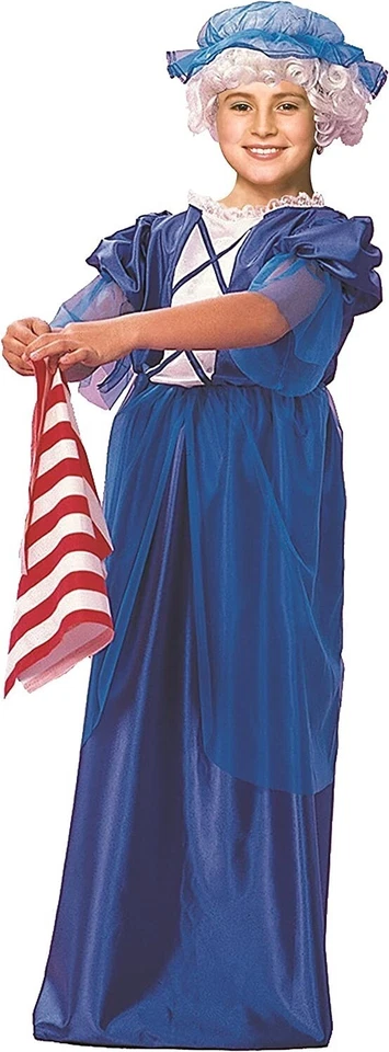 Disfraces RG 91131 Dama Colonial Niños Peregrino Disfraz Halloween - 4-6 Pequeño #3302 Foto 1 de 4