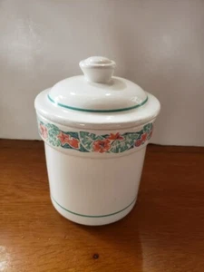 70er Jahre Treasure Craft Tropics Keramik Keksdose, Made in USA - Bild 1 von 6