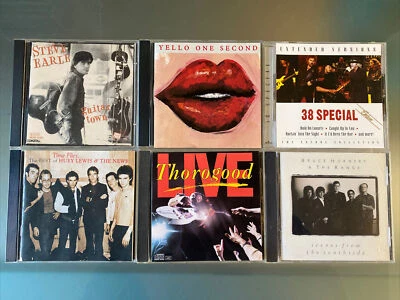 80's ROCK 6 LOT: Steve Earle, Yello, 38 Special, Huey Lewis, George Thorogood VG Foto 1 de 4