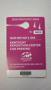 2018 Kentucky Oaks parking pass - Picture 1 of 1