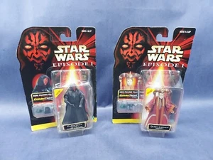 Star Wars Episode 1 Darth Maul Tatooine & Queen Amidala Coruscant Figuren Sealed - Bild 1 von 12