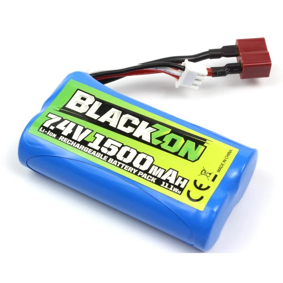 HPI 540149 Blackzon Battery Pack (Li-ion 7.4V, 1500mAh) T-Plug - Bild 1 von 1