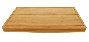 Grooved Thick Bamboo Cutting Board - 19.8" x 10.2" x 1.5" BambooMN - Picture 1 of 2