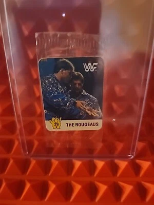 Pegatinas WWF Hostess Wrestlemania IV 1988 #29 The Rougeaus Foto 1 de 3