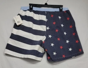 NWT DS Vintage Pierre Cardin Stars and Stripes Swim Trunks Shorts Large Lined  - Picture 1 of 8