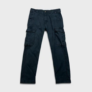 Levi's Strauss & Co Cargo Pant Mens 32x28 Black Straight Leg Multi Pocket Casual - Picture 1 of 13