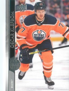 Oscar Klefbom 2020-21 Upper Deck Series 1 Hockey Base Card #71 Edmonton Oilers