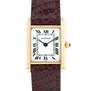 Reloj Cartier Tank para mujer de oro amarillo de 18 quilates de 20 mm - Imagen 1 de 1