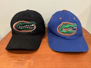 Florida Gator Hats Embroidered Gators Black Is Fitted (7 1/2”) Blue Is One Size - Picture 1 of 11
