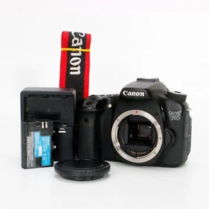 Canon EOS 70D 20.2MP Digital SLR Camera (Body Only) - Black - Picture 1 of 13